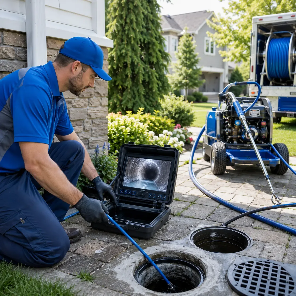Outdoor drain cleaning professionals serving Wellsville, MO
